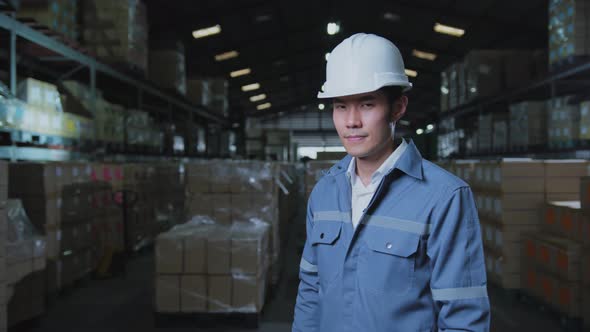 portrait of asian male professional enginner