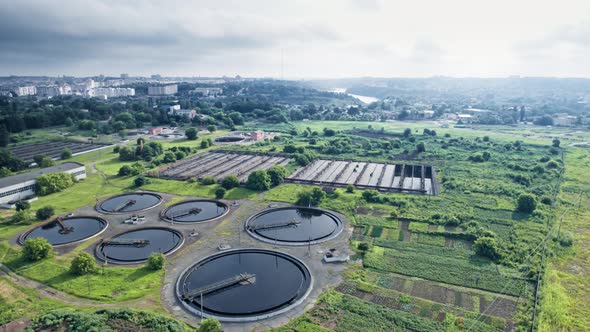 Outdoor Wastewater Cleaning Complex