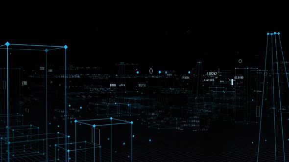 Abstract Tech Digital City alt