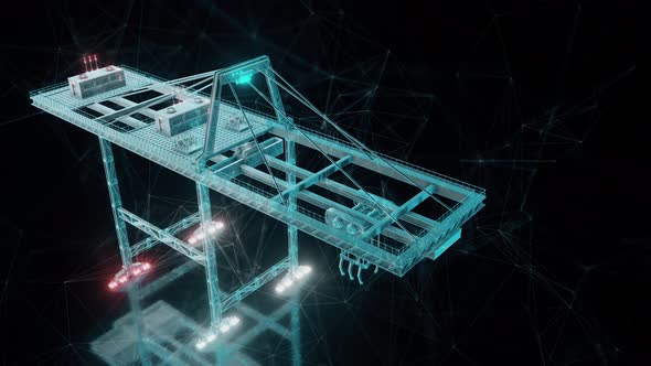 Big Industrial Crane 4k alt