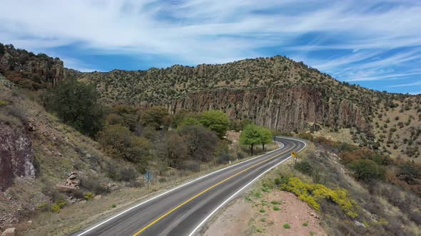 Highway mountain road