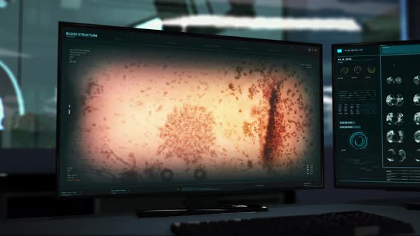 Blood Structure Research On A Microscopic Level Via Scientific Interface alt