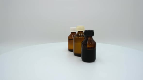 Medical bottles syrup