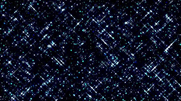 4k Glitter Blue Stars alt