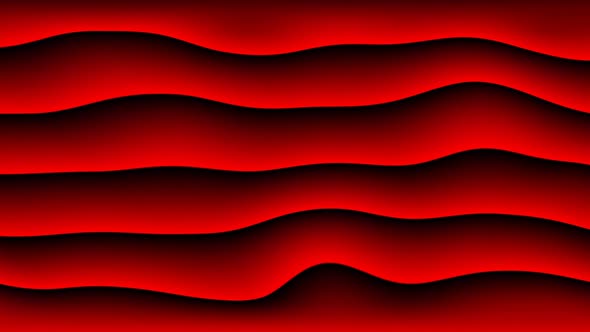 Red Smooth Liquid Waves