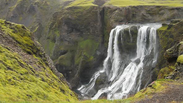 Waterfall in Iceland