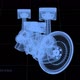 Piston and crankshaft x-ray animation. - VideoHive Item for Sale