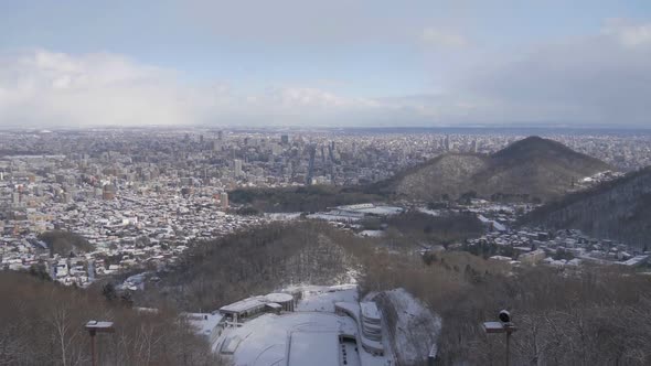 Ski Jump Stadium Top View