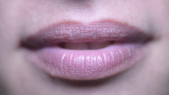 Woman lips