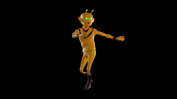 Alien Funny Dancing alt