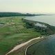 Drone Footage of Golf Course Next to Ocean - VideoHive Item for Sale