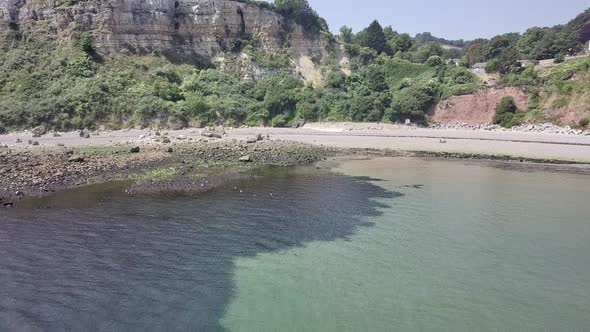 Flying away from Seaton beach and towards the beautiful clear blue ocean waters. This beach front lo