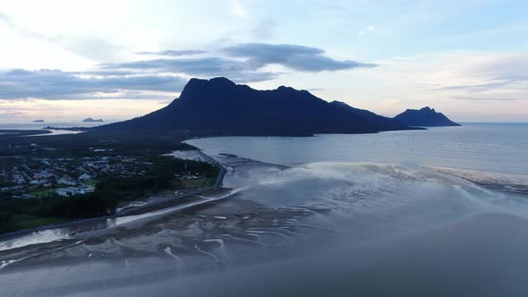 The Beaches at the most southern part of Borneo Island