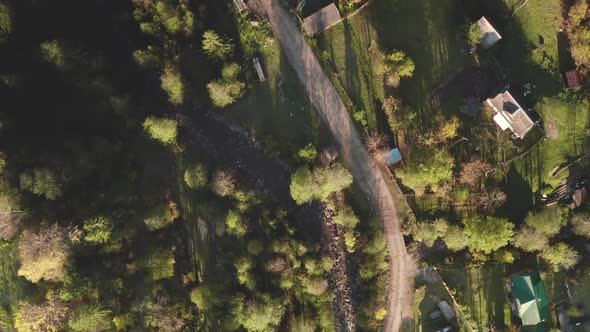 Top Down Village at Mountain Valley Aerial