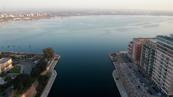 Aerial view of Taranto