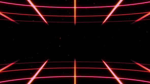 Grid Futuristic Background 4K