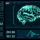 Futuristic Digital Screen HUD Brain Data, Medical Background - VideoHive Item for Sale