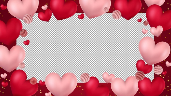Valentine Hearth Frame animation