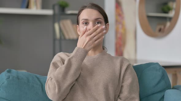 Portrait of Woman Reacting to Loss