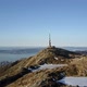 Ulriken tower over Bergen, Norway, epic approach - VideoHive Item for Sale