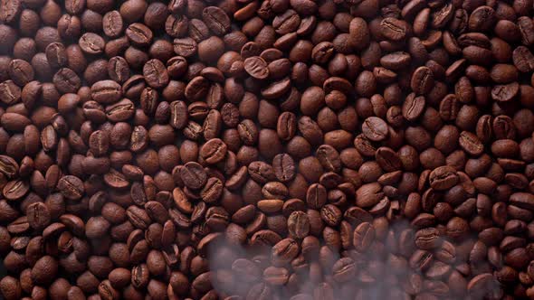 Coffee Beans Are Roasting