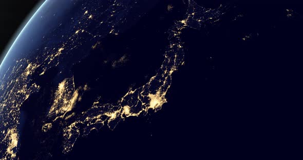 Japan in the Night