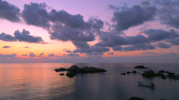 Sai Nuan Beach at Sunset