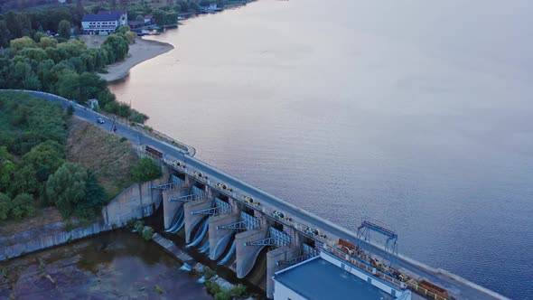 Panoramic view of a river