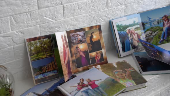 Photo Books Are on the Shelf Photo Album