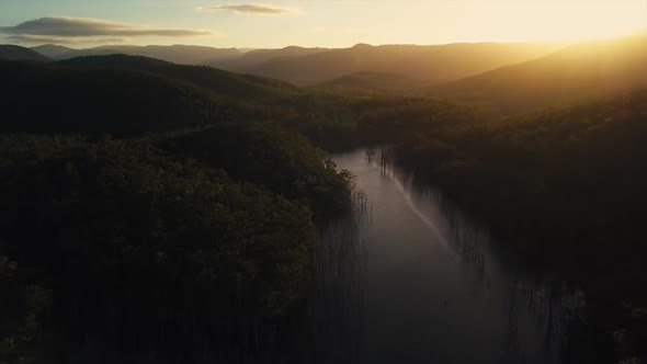 Hinze Dam Drone