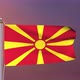 North Macedonia Flag 4k - VideoHive Item for Sale