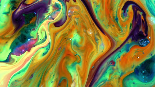 Abstract Colors And Paint Swirling Background Spread Texture alt