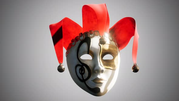 Venetian Carnival Masks with Gold alt