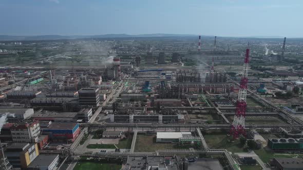 Chemical Enterprises in the Industrial Zone of Togliatti