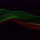 New Technology Digital Particle Wave Motion On Black Background - VideoHive Item for Sale