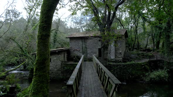 Refuge of Verdes water mills, A Coruña, Spain