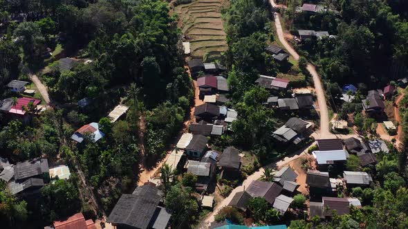 Ban Huai Hom Christendom Village in the Jungle and Valley in Mae Hong Son Thailand