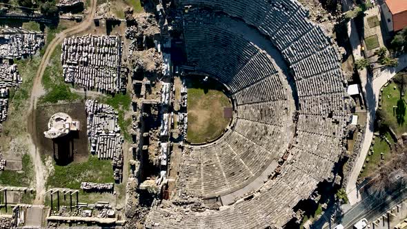 Aerial Footage of the Antique Theater