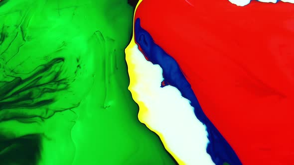 Mixing Color Abstract Liquid Paint Swirl Background Texture alt