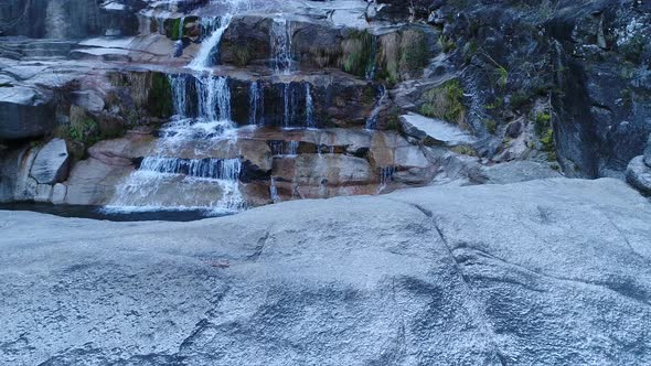 Waterfall on Rock