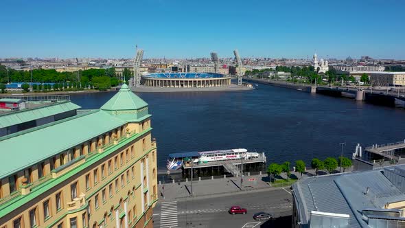 Saint-Petersburg. Drone. View from a height. City. Architecture. Russia 82