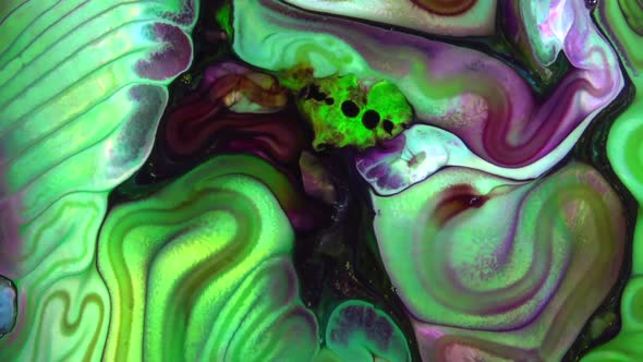 Abstract Colorful Sacral Liquid Waves Texture 478 alt