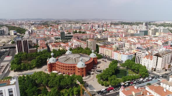 City of Lisbon and Campo Pequeno Building