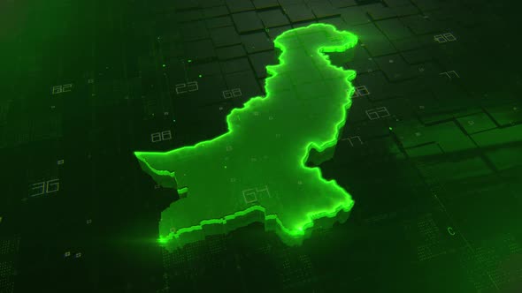 Pakistan Map 4k