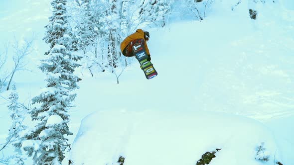 Fall on a Snowboard