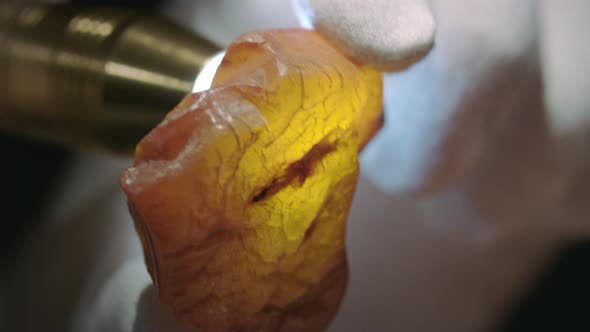 Craftsman Chooses Stones From Amber Jewelry