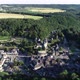 Aerial view of world heritage Durbuy Castle located in Belgium - VideoHive Item for Sale