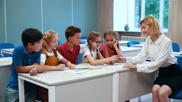 Children at the primary school.