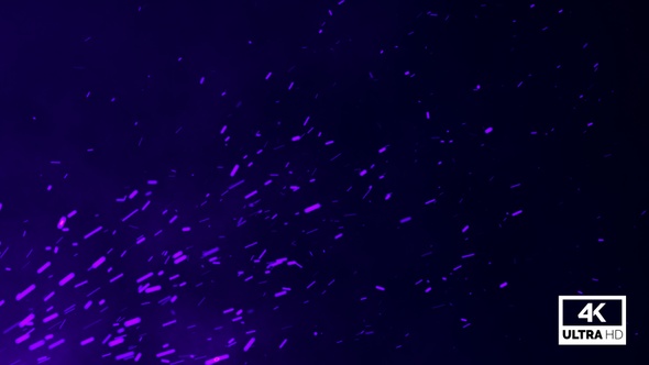 Flying Purple Particles Embers Background V10 alt