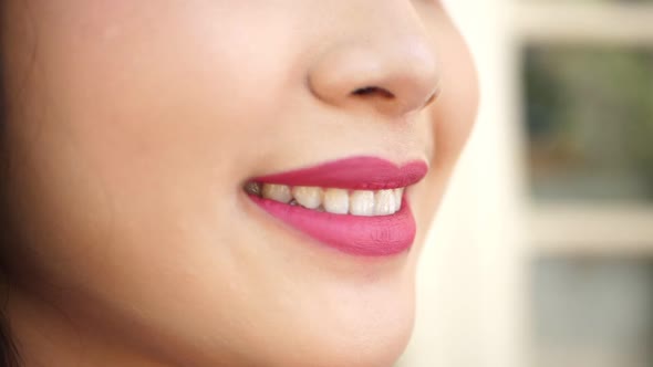 Smiling Woman Mouth